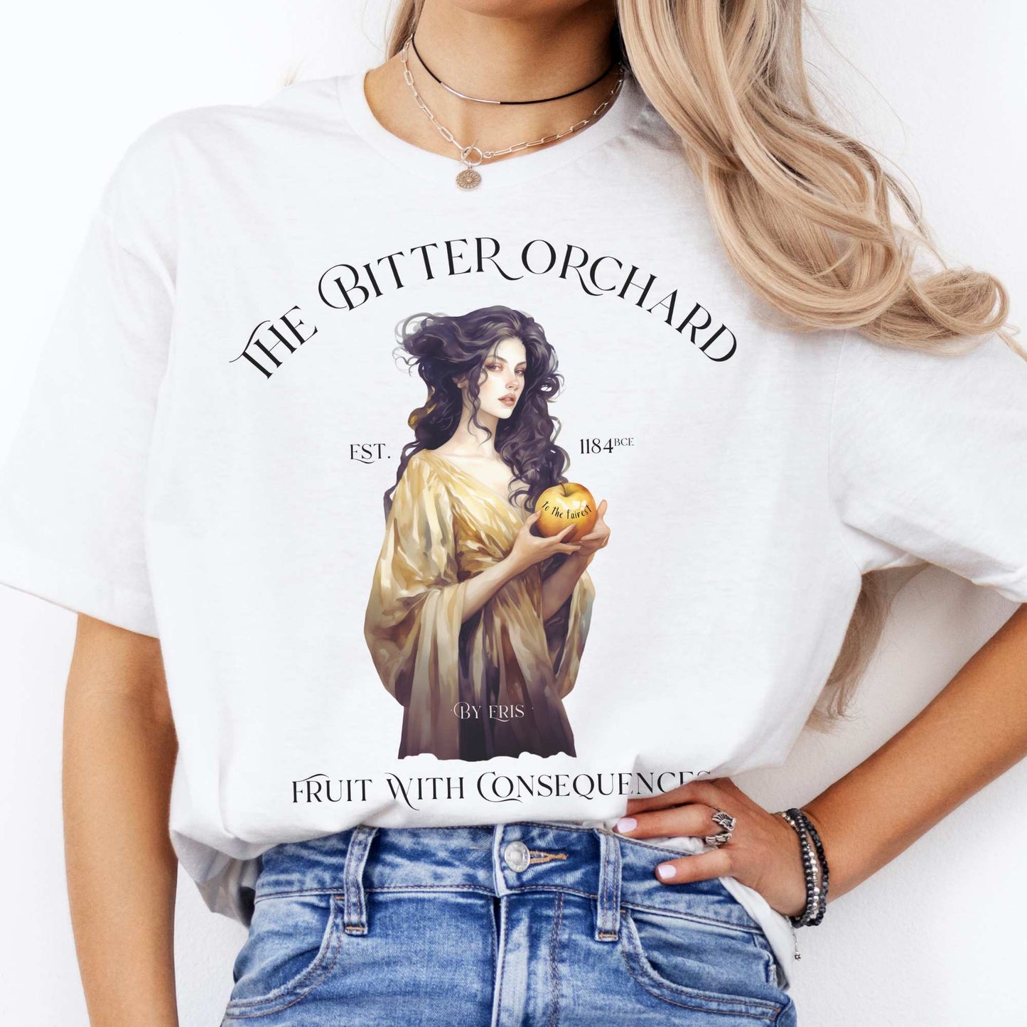 The Bitter Orchard T-Shirt – Fruit With Consequences White / S T-Shirt The Mystic Eden Bookish Book Lovers