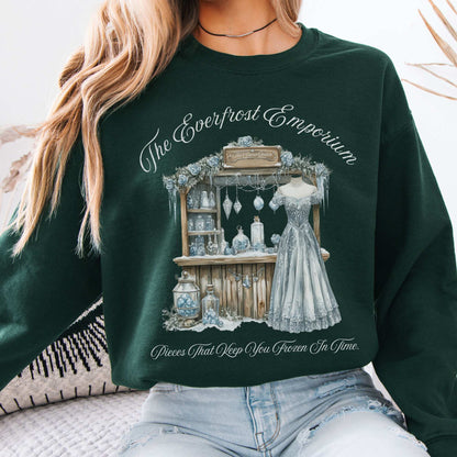 The Everfrost Emporium Fairytale Sweatshirt Forest Green / S Sweatshirt The Mystic Eden Bookish Book Lovers