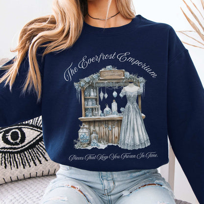 The Everfrost Emporium Fairytale Sweatshirt Navy / S Sweatshirt The Mystic Eden Bookish Book Lovers
