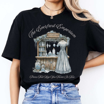 The Everfrost Emporium Snow Queen Fairytale Shirt Black / S T-Shirt The Mystic Eden Bookish Book Lovers