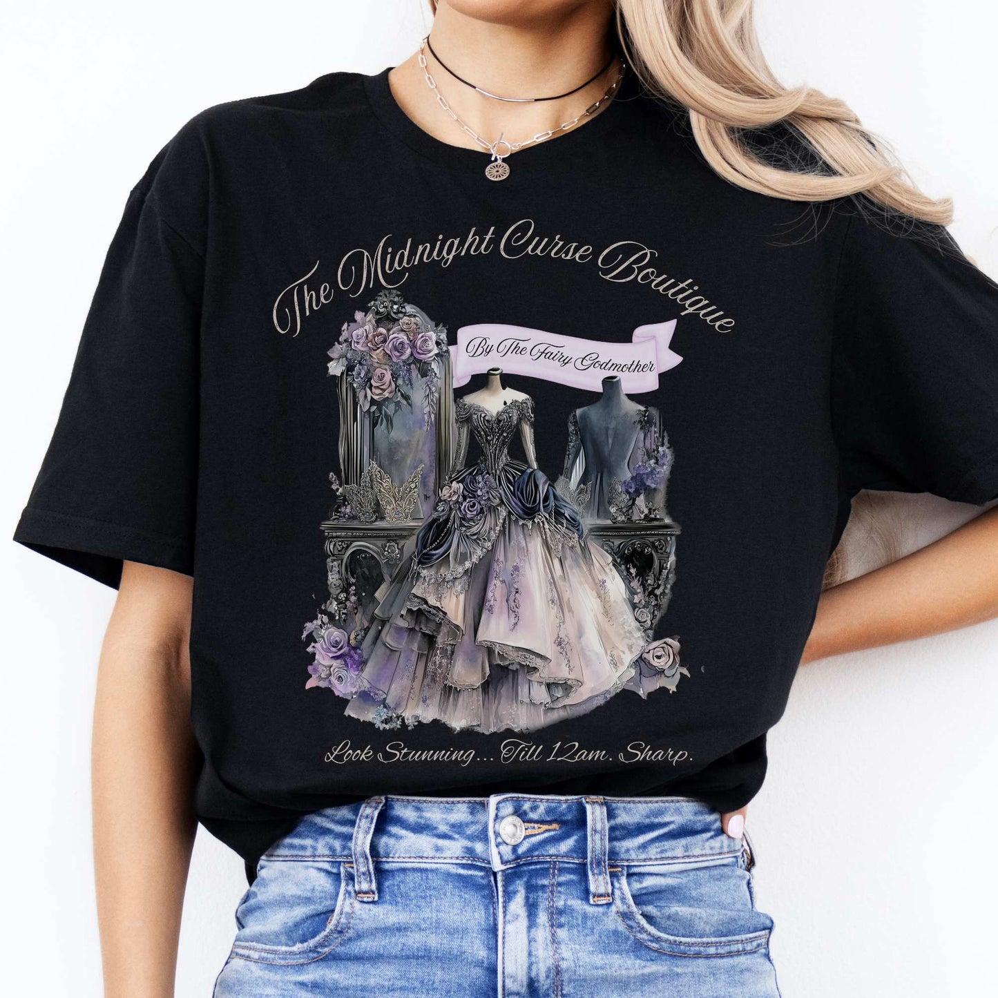The Midnight Curse Boutique Fairytale Shirt Black / S T-Shirt The Mystic Eden Bookish Book Lovers