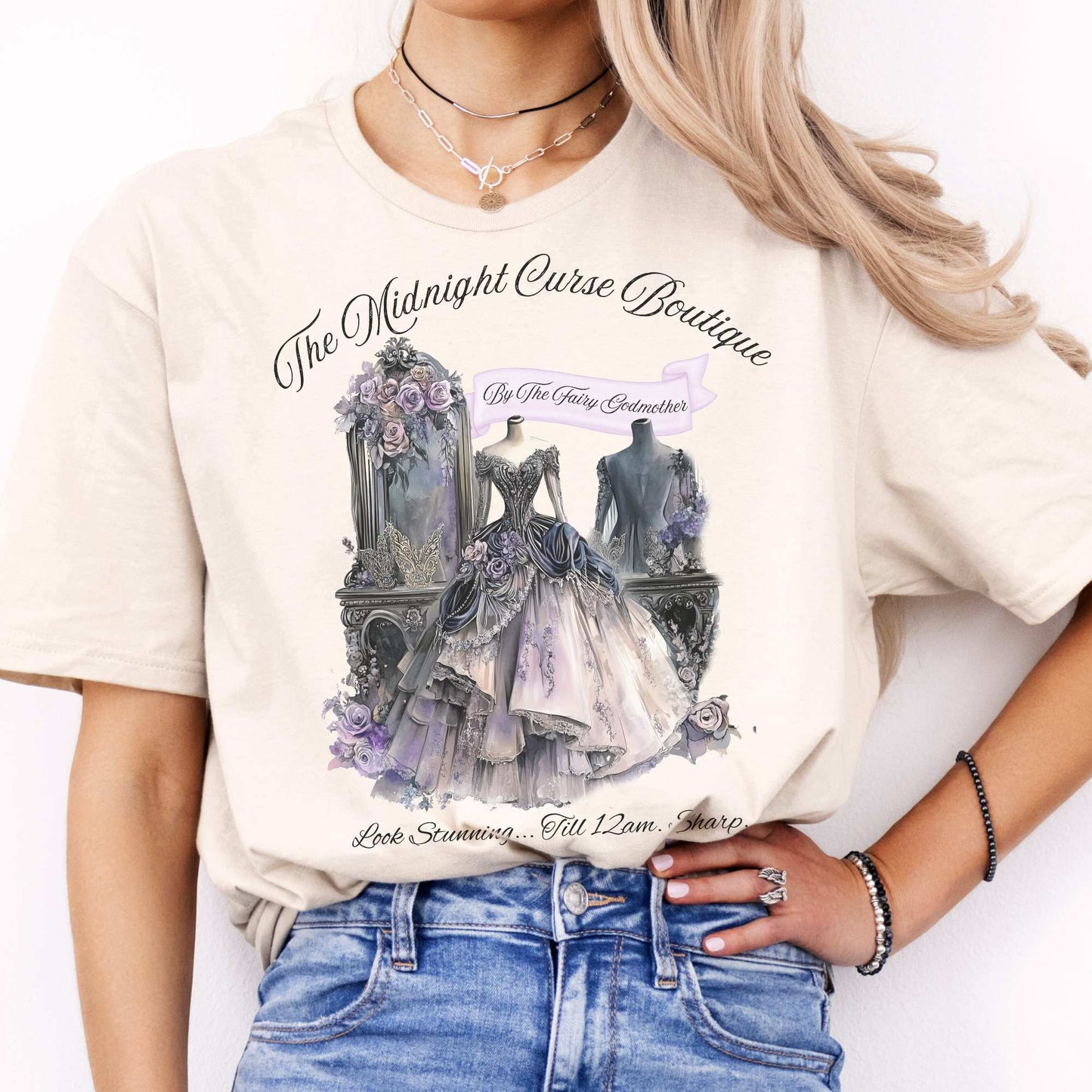 The Midnight Curse Boutique Fairytale Shirt Natural / S T-Shirt The Mystic Eden Bookish Book Lovers