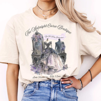 The Midnight Curse Boutique Fairytale Shirt Natural / S T-Shirt The Mystic Eden Bookish Book Lovers