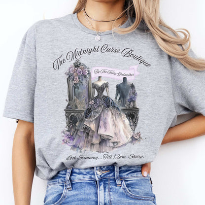 The Midnight Curse Boutique Fairytale Shirt Sport Grey / S T-Shirt The Mystic Eden Bookish Book Lovers