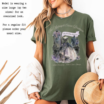 The Midnight Curse Boutique Fairytale Shirt T-Shirt The Mystic Eden Bookish Book Lovers