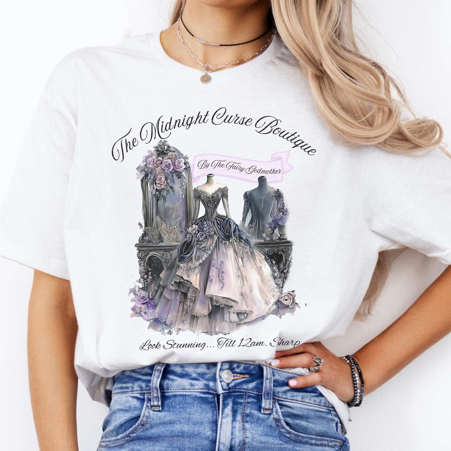 The Midnight Curse Boutique Fairytale Shirt White / S T-Shirt The Mystic Eden Bookish Book Lovers
