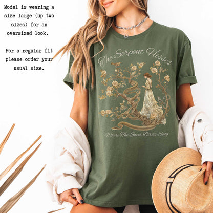 The Serpent Hisses Where the Sweet Birds Sing - Tess of the D'Urbervilles Shirt T-Shirt The Mystic Eden Bookish Book Lovers
