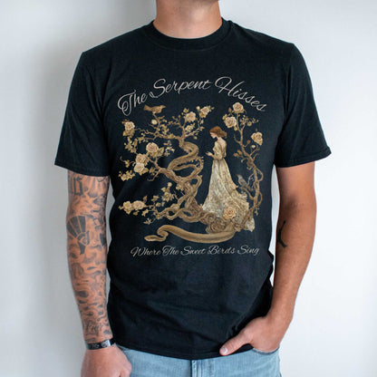 The Serpent Hisses Where the Sweet Birds Sing - Tess of the D'Urbervilles Shirt T-Shirt The Mystic Eden Bookish Book Lovers