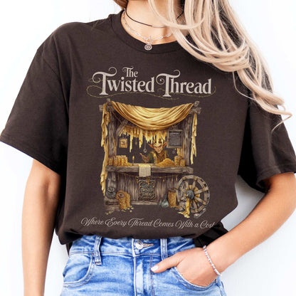 The Twisted Thread Fairytale Shirt Dark Chocolate / S T-Shirt The Mystic Eden Bookish Book Lovers
