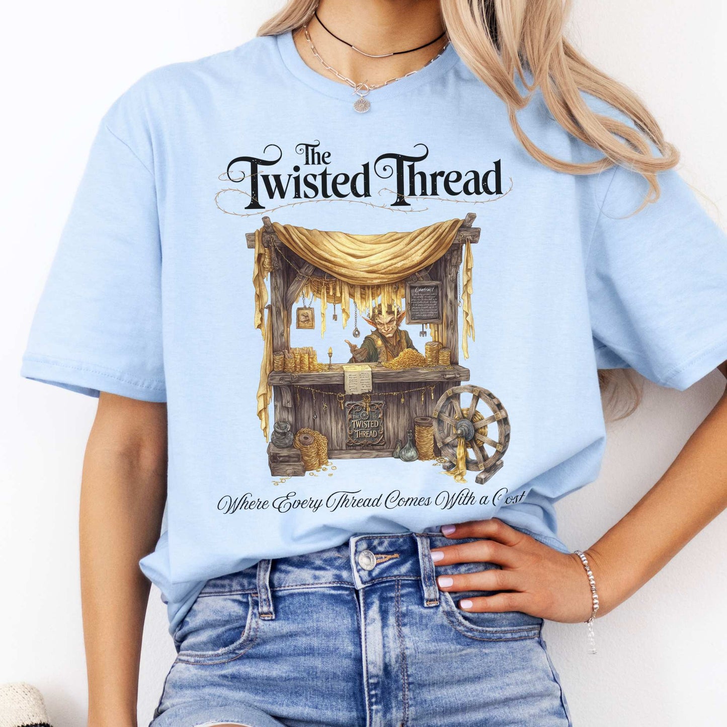 The Twisted Thread Fairytale Shirt Light Blue / S T-Shirt The Mystic Eden Bookish Book Lovers