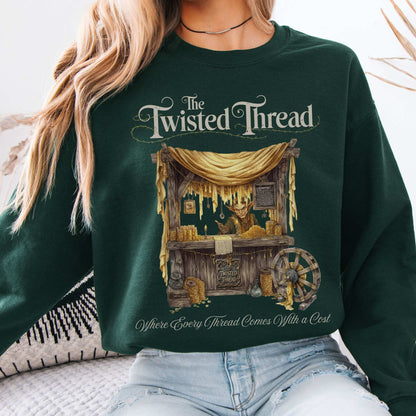 The Twisted Thread Fairytale Sweatshirt Forest Green / S Sweatshirt The Mystic Eden Bookish Book Lovers