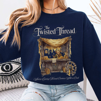 The Twisted Thread Fairytale Sweatshirt Navy / S Sweatshirt The Mystic Eden Bookish Book Lovers