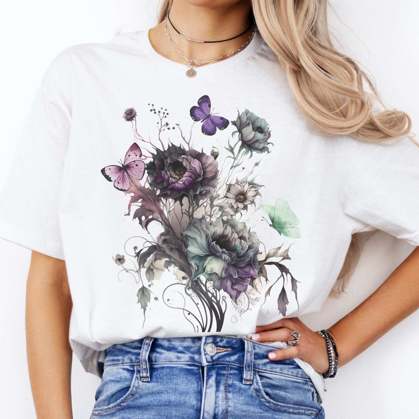 Witchy Whimsigoth T-shirt White / S T-Shirt The Mystic Eden Bookish Book Lovers