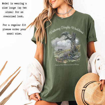 Wuthering Heights Windchimes Tee T-Shirt The Mystic Eden Bookish Book Lovers