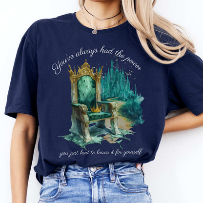 You've Always Had The Power Bookish Shirt Navy / S T-Shirt The Mystic Eden Bookish Book Lovers