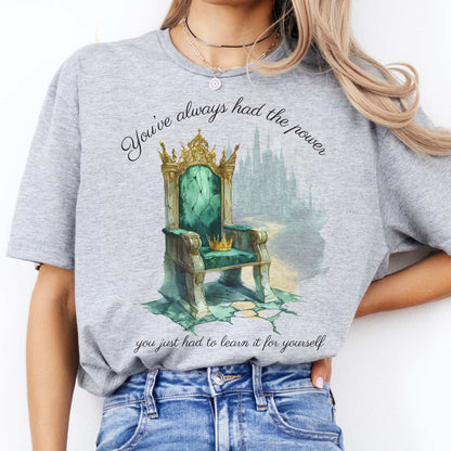 You've Always Had The Power Bookish Shirt Sport Grey / S T-Shirt The Mystic Eden Bookish Book Lovers