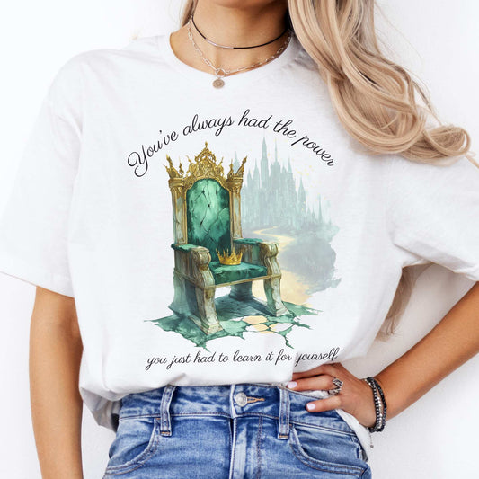 You've Always Had The Power Bookish Shirt White / S T-Shirt The Mystic Eden Bookish Book Lovers